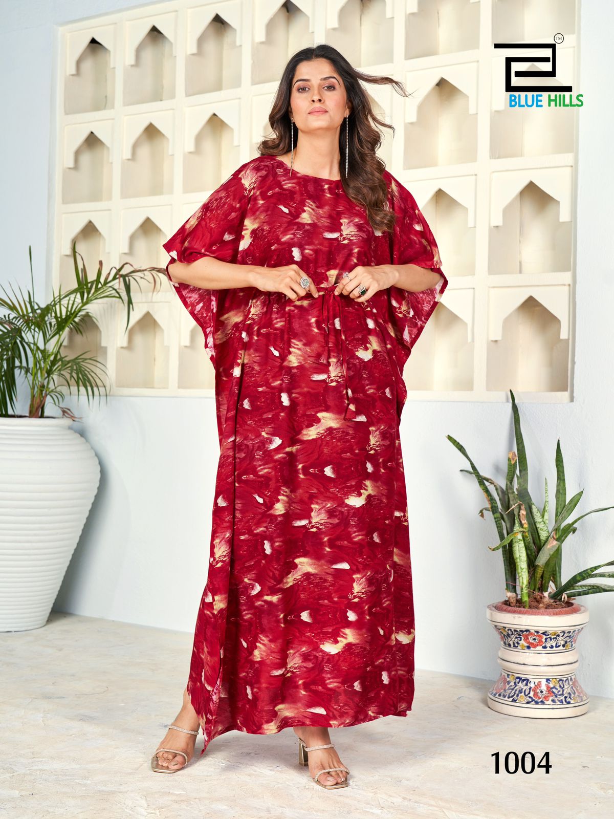 Kaftan Plus Vol 1 By Blue Hills Rayon Printed Kaftan Kurtis Wholesale Shop In Surat
